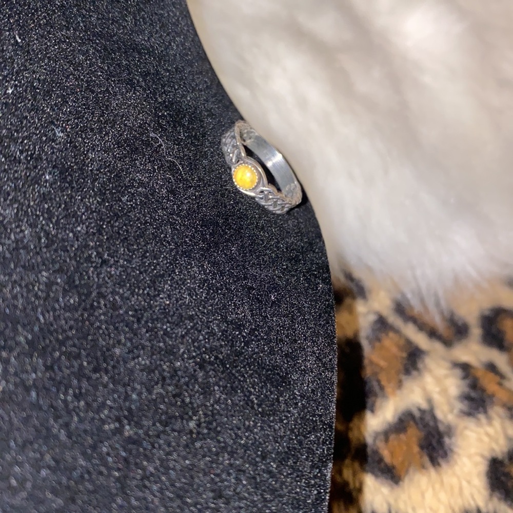 Infinity Yellow Stone Ring - image 2